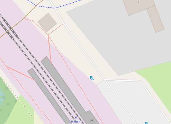Fahrradservicestation Hagen (bei Neustadt am Rübenberge), Zum Bahnhof