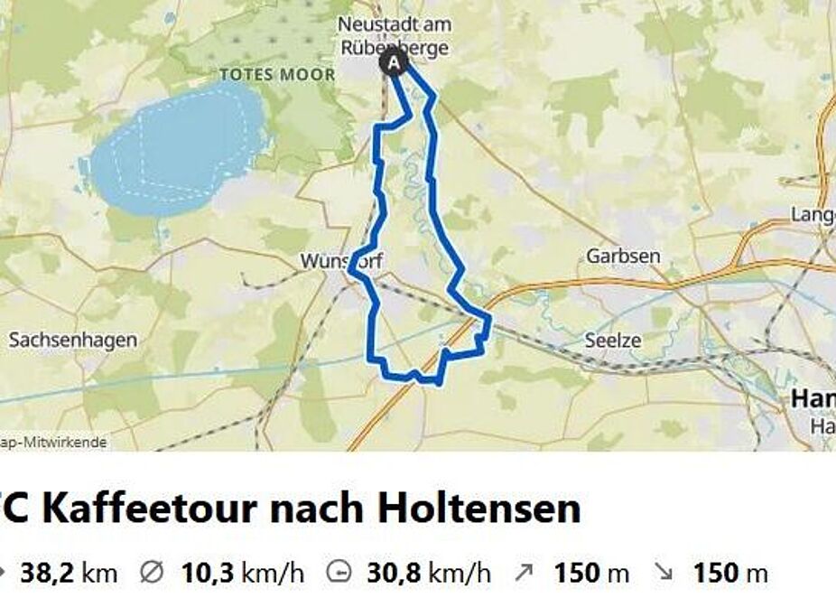 ADFC-Kaffeetour nach Holtensen ADFC-Kaffeetour nach Holtensen