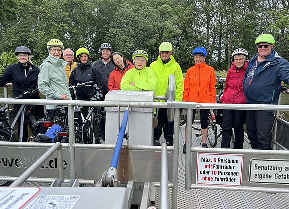 Gruppenbild auf der Pünte