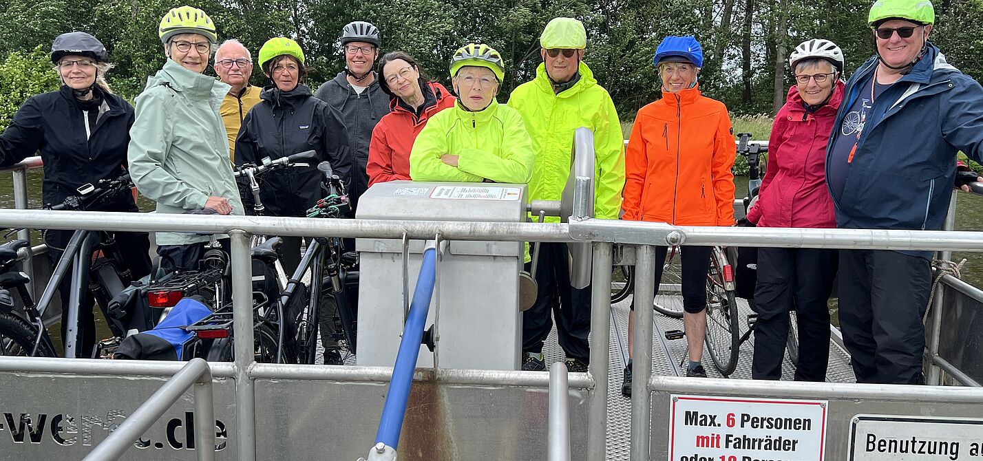 Gruppenbild auf der Pünte