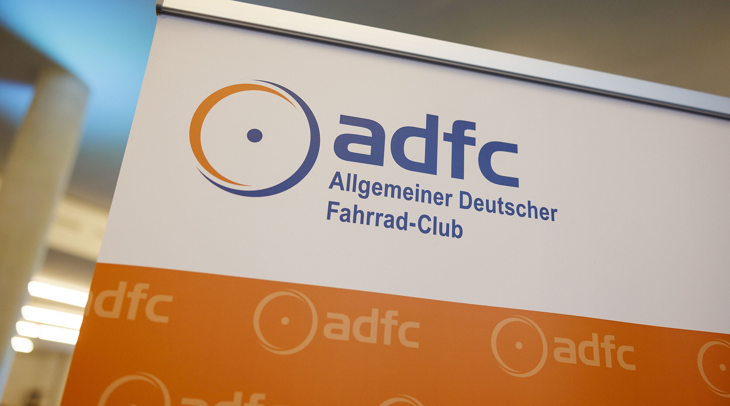 Rollup mit ADFC-Logo